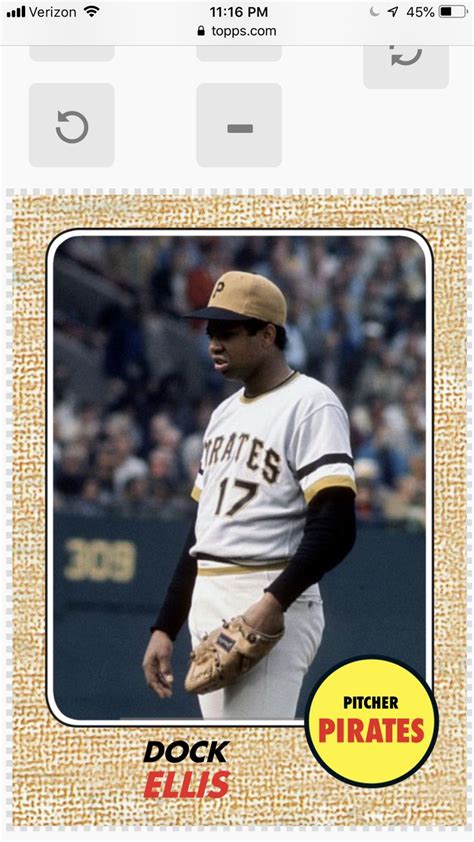 Dock Ellis, former Pittsburgh Pirate. | Pittsburgh pirates baseball ...