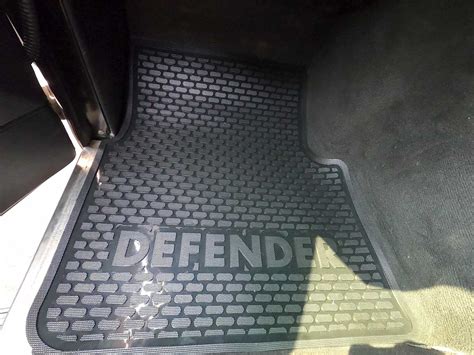 Land Rover Defender 110 Interior Set (Older Model) | Rubber Mats | Car ...