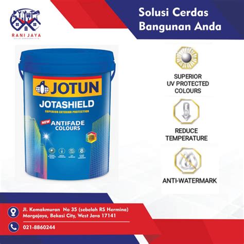 Jual CAT TEMBOK JOTUN JOTASHIELD ANTIFADE COLOURS 2 5Lt 2224 INDY PINK