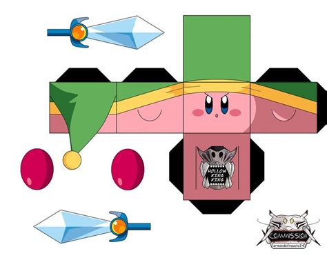 26 Images Of Kirby Papercraft Template 3d