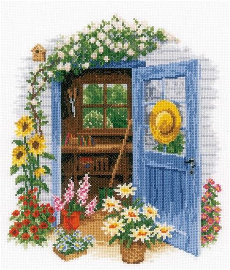 My Garden Shed Cross Stitch Kit By Vervaco Variant Pn