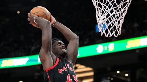 Siakam Narrowly Falls Short Of Double Double As Raptors Rout Pistons