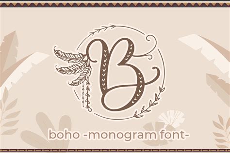 Boho Font By Abodaniel Creative Fabrica