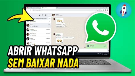 Como ABRIR O WHATSAPP No Notebook Ou PC Sem Baixar Nada YouTube