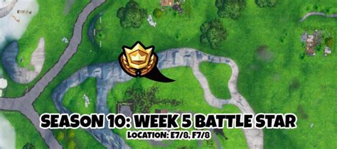 Fortnite Season 10 Week 5 Secret Battle Star Location Pro Game Guides