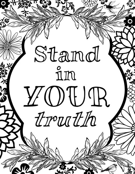 Tell The Truth Coloring Page Coloring Pages