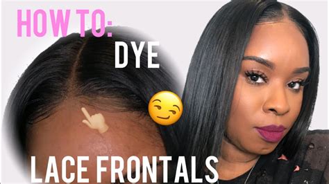 How To Dye A Lace Frontal YouTube