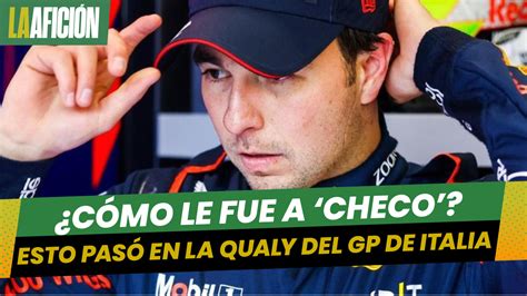 Sergio Checo P Rez Saldr En Quinto Lugar Del Gran Premio De Italia