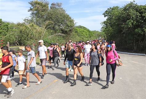 Caminhada Em Homenagem Ao Outubro Rosa Reúne Mais De 150 Mulheres No