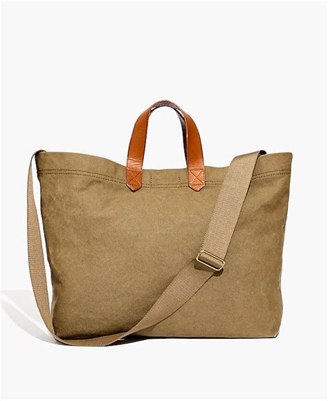 The Canvas Transport Carryall Tote Bag Madewell