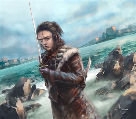 Arya Stark Art Sansa Stark Game Of Thrones Artwork Game Of Thrones