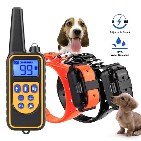 Ownpets Dog Shock Collar With Remote Waterproof Electric For Large 875