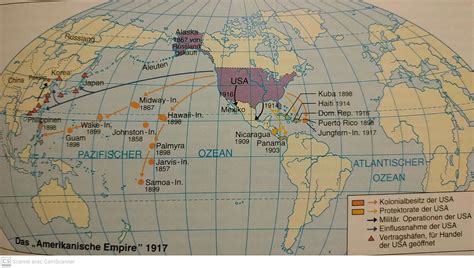 The American Empire Map From A German Schoolbook R Mapporn