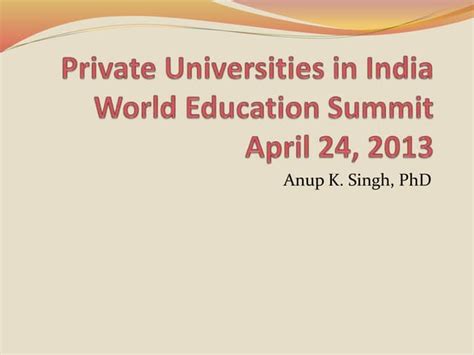 Private universities in india | PPT