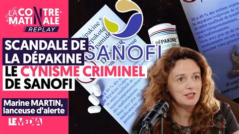 Scandale De La Depakine Le Cynisme Criminel De Sanofi Youtube