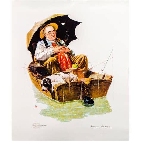 Norman Rockwell Gone Fishin 2005 Mutualart