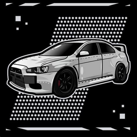 Premium Vector | Luxury sport car with cool background