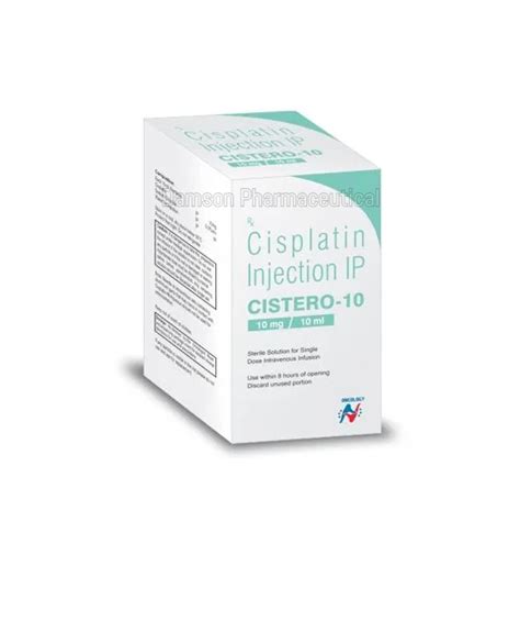 Hetero Drugs Ltd Cistero Cisplatin Injection Dosage Form Mg