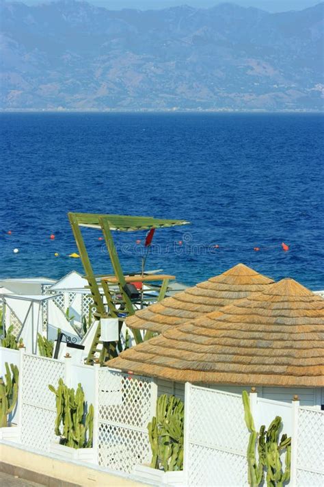 Fancy beach stock photo. Image of messina, roof, fence - 6945398