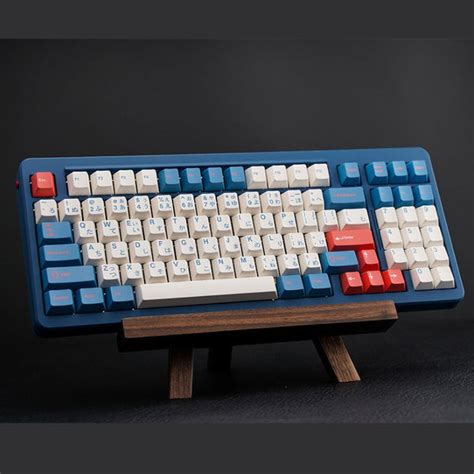 Vertical Wooden Stand for Mechanical Keyboard