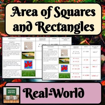 Area Of Rectangles Area Of Rectangle Word Problems By Get Rid Of The Box