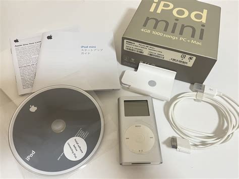 Yahoo オークション 【動作確認済み】apple Ipod Mini 4gb M9800j A1