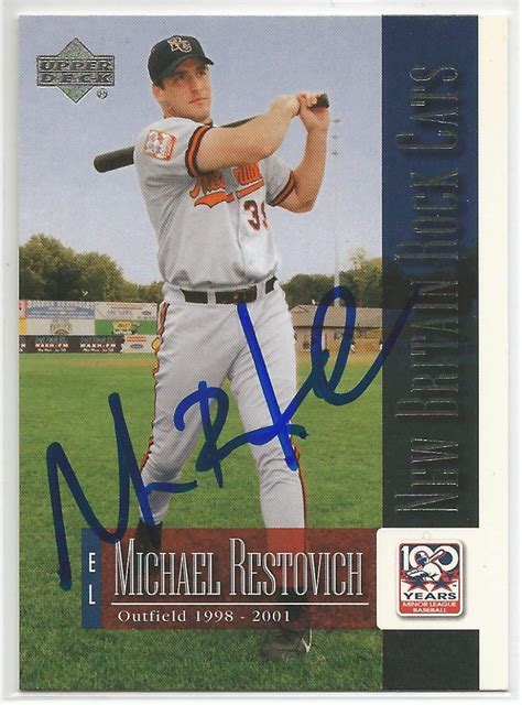 Michael Restovich Autographed Signed Sp Top Prospects Card