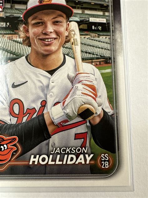 2024 Topps Series 2 Jackson Holliday 697 Rc Ssp Fun Face Black Box