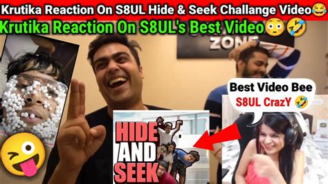 Krutika Reaction On S8UL Hide Seek VideoKrutika Insane Reaction On