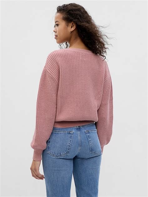 Shaker Stitch Crewneck Sweater Gap