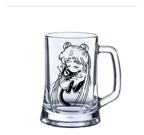 Vasos Cervecero Regalo Diseño Sailor Moon Cuotas sin interés