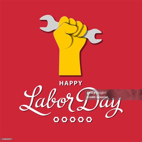 Labor Day Hand Holding Wrench High Res Vector Graphic Getty Images