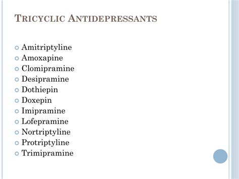 PPT - Tricyclic Antidepressants Poisoning PowerPoint Presentation, free ...