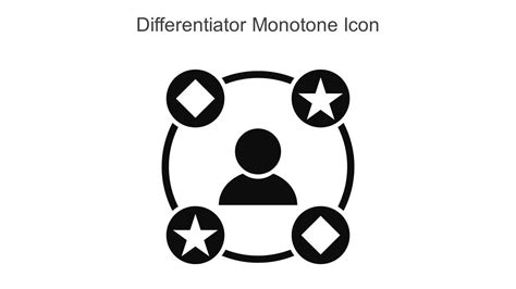 Differentiator Monotone Icon In Powerpoint Pptx Png And Editable Eps