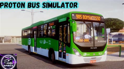 Proton Bus Simulator Mapa Rj Zona Norte Linha Bonsucesso Youtube