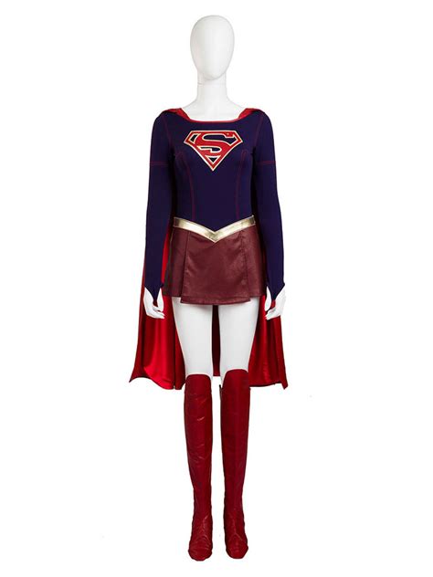 Supergirl Costume De Cosplay De Supergirl Kara Danvers Halloween