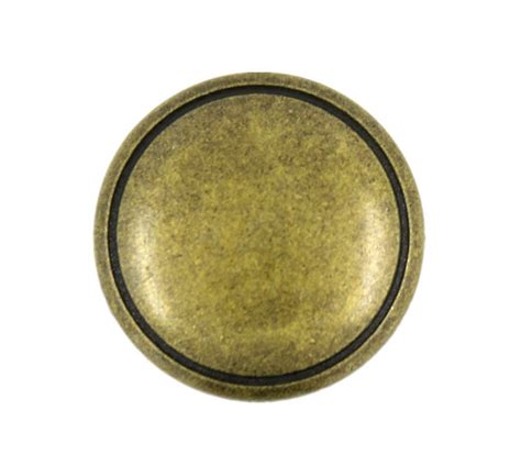 Metal Buttons Antique Brass Metal Shank Buttons 20mm 34