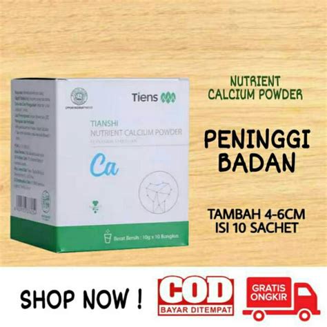 Jual Tiens Nutrient Calcium Powder 10 Sachet Shopee Indonesia