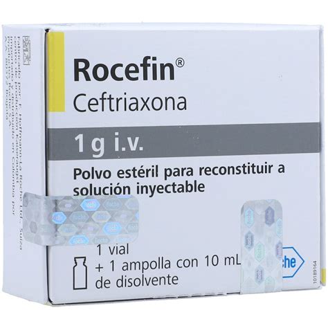 Rocefin Iv Gr Polv Iny Vial