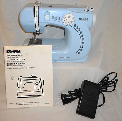 Kenmore Mini Ultra Sewing Machine Model Manual Power Cord