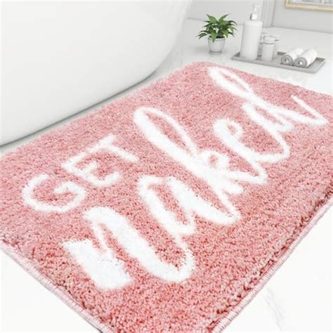 Amazon Homantic Get Naked Bathroom Rugs Funny Bath Mats For Bathroom Non Slip Cute Carpet