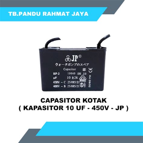 Jual Kapasitor Kotak Uf V Capasitor Jp Capasitor Pompa Air