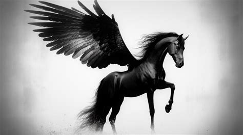 Black Pegasus Greek Mythology