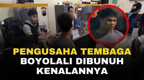 Pengusaha Tembaga Boyolali Dib Nuh Kenalannya Polisi Berhasil Ringkus