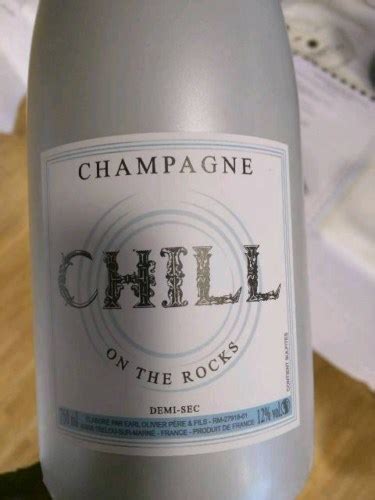 Olivier P Re Fils Chill On The Rocks Demi Sec Champagne Vivino