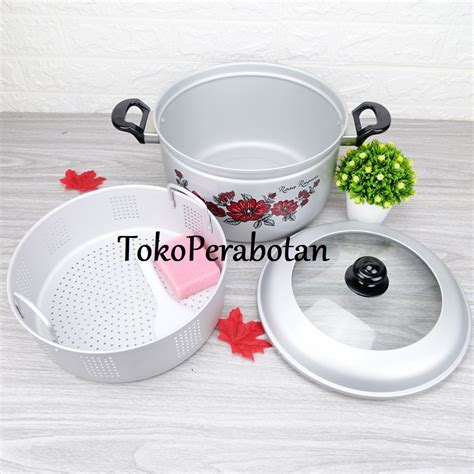 Jual Tokoperabotan Panci Kukus Steamer Rice Cooker Maspion Cm