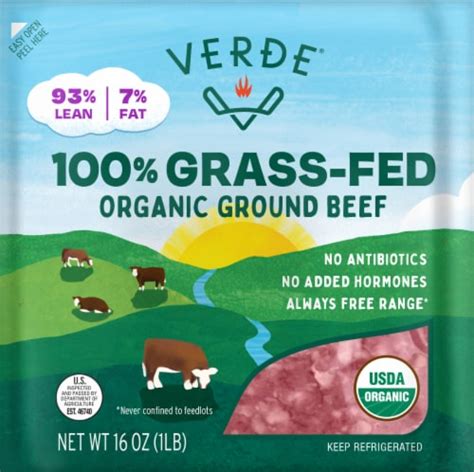 Verde Organic Ground Beef 1 Lb Harris Teeter