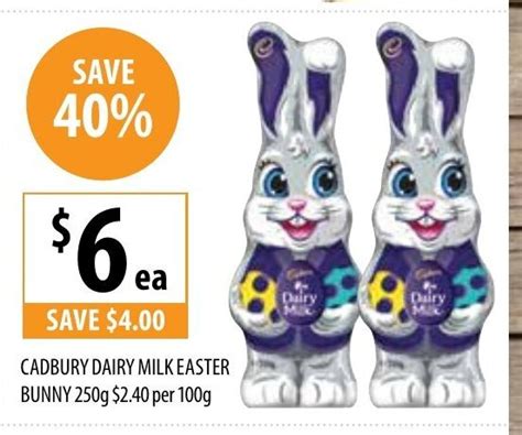 Cadbury Dairy Milk Easter Bunny 250g Offer At Supabarn