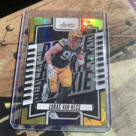 Panini Absolute Lukas Van Ness Rc Packers Ebay