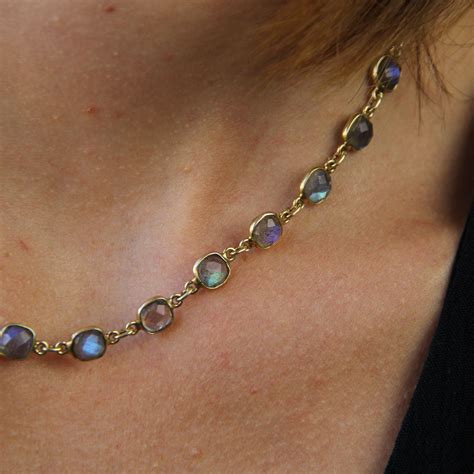 Collier En Labradorites Cr Ation Baume Bijou Cr Ateur Bijouxbaume